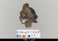 藏品(中國湖北皮影戲偶頭-淨)的圖片